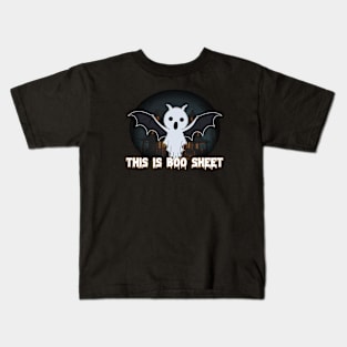 cute bat ghost Kids T-Shirt